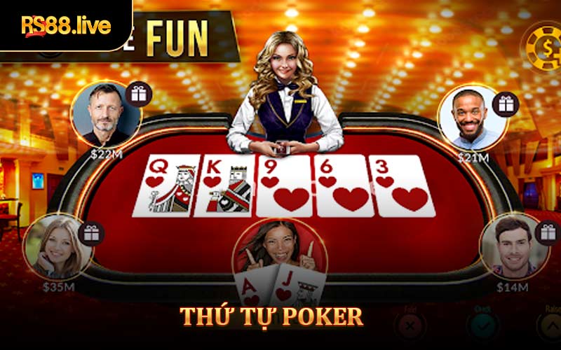 Thứ Tự Poker - Nhận Biết Tay Bài Mạnh Yếu Trong Game