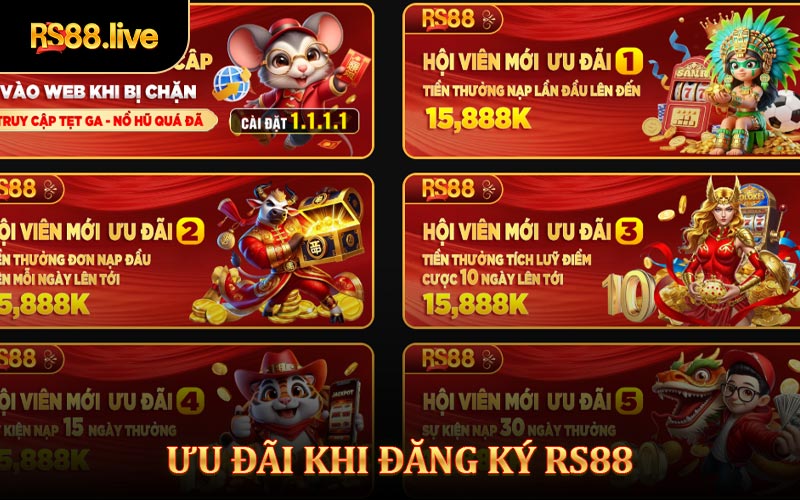 Đăng ký Rs88 ngay nhận thưởng vô đối