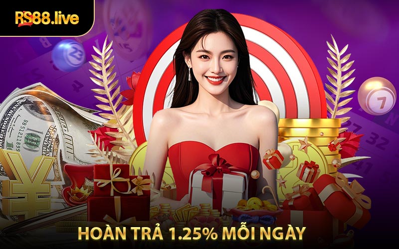 Hoàn Trả 1.25% Mỗi Ngày - Đặc Quyền Hấp Dẫn Dành Riêng Tại RS88