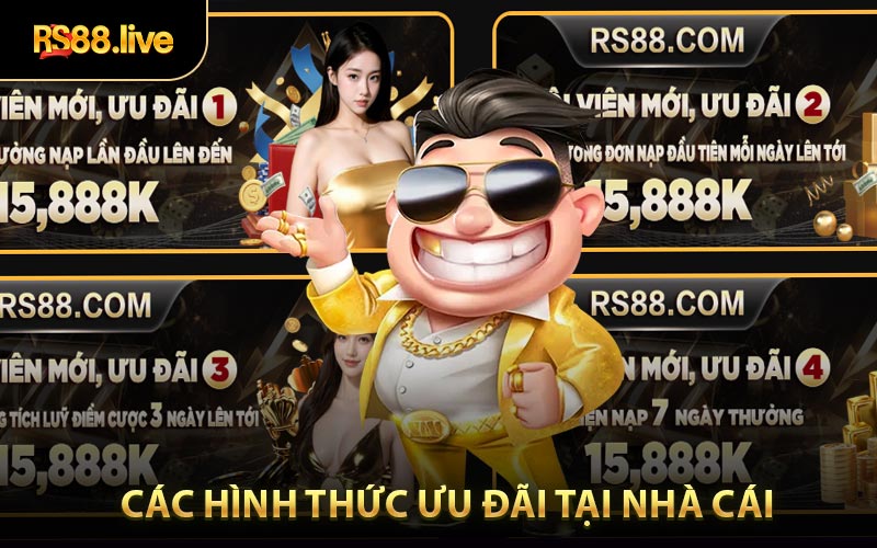 Các hình thức ưu đãi khác thường bắt gặp tại nhà cái
