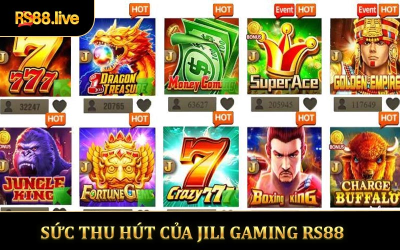 Sức thu hút của JiLi Gaming RS88